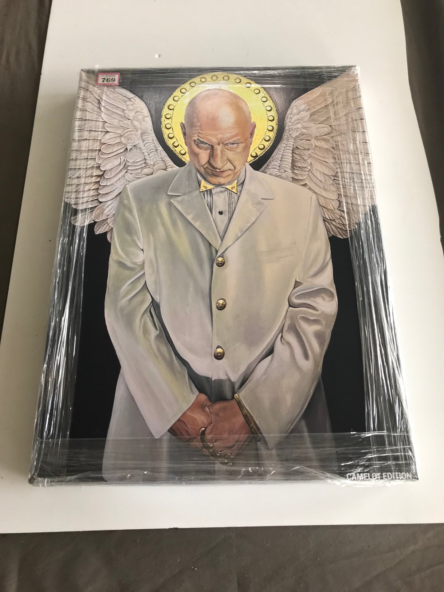 lot - 769 - the iconic Dave Courtney angel picture on canvas print